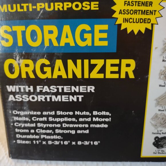 WorkForce 30-Drawer Storage Organizer Toolbox Shelving UNUSED in Box - Picture 7 of 9